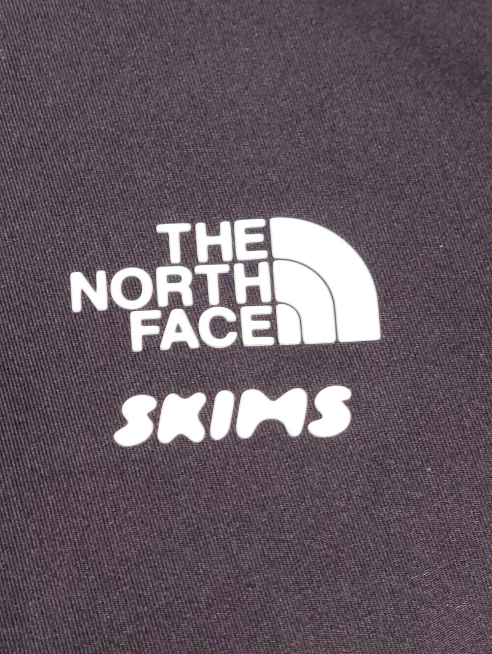 The North Face TNF x SKIMS Refina Longsleeve Top Purple Phoenix Women XS NEW - Picture 3 of 7